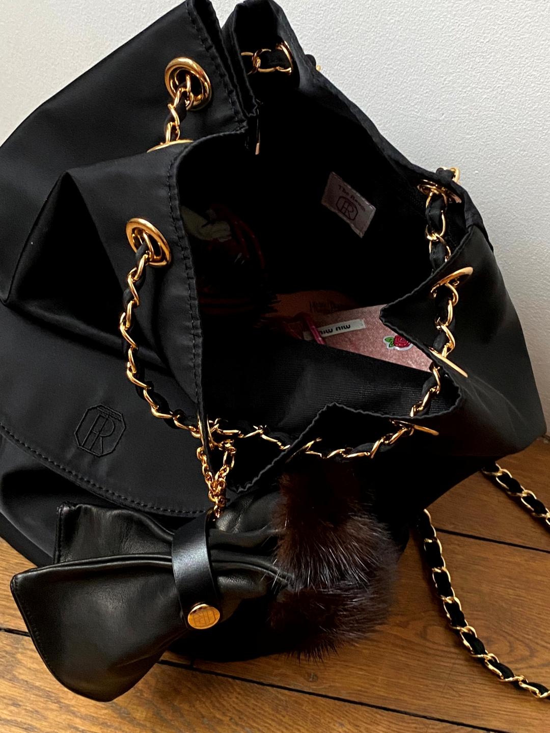 GEMMA NYLON BUCKET BACKPACK