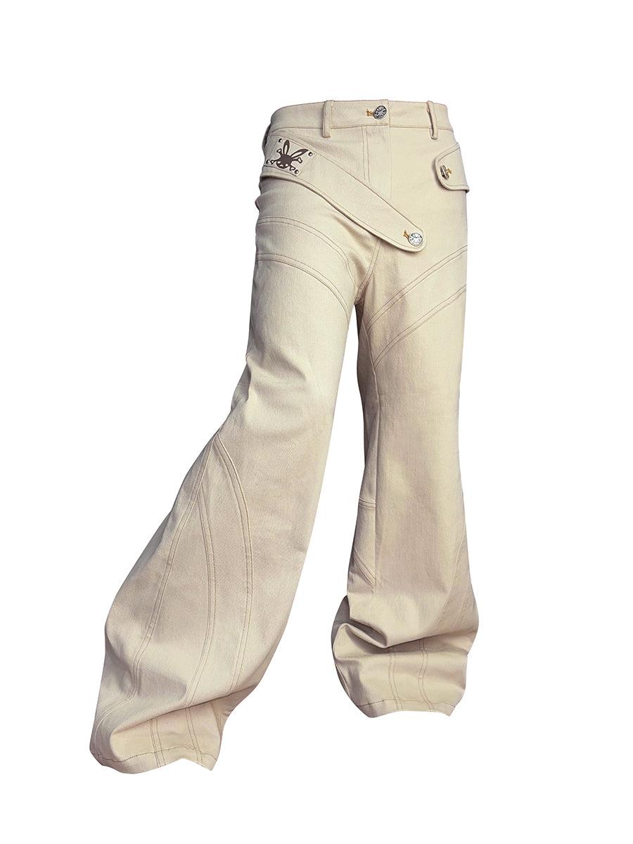 TOUCH TROUSERS - BEIGE / S