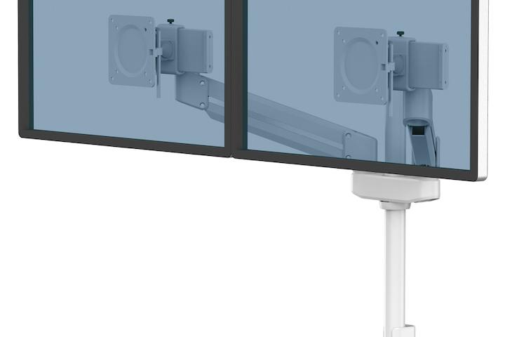 탈로 모듈러 2MS 슬라이드 듀얼 모니터암 거치대 스탠드 화이트 (86166)