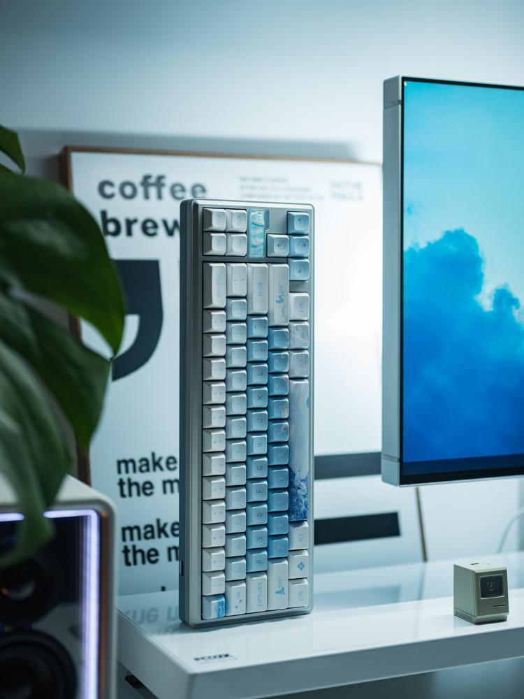 VARMILO SWORD 68 Ariel 풀알루미늄 유무선 블루투스 가스켓마운트 기계식 키보드