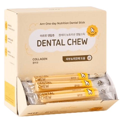 아르르 강아지 NEW 덴탈츄 껌 40p, 콜라겐, 560g, 1개 - 덴탈껌 | 쿠팡