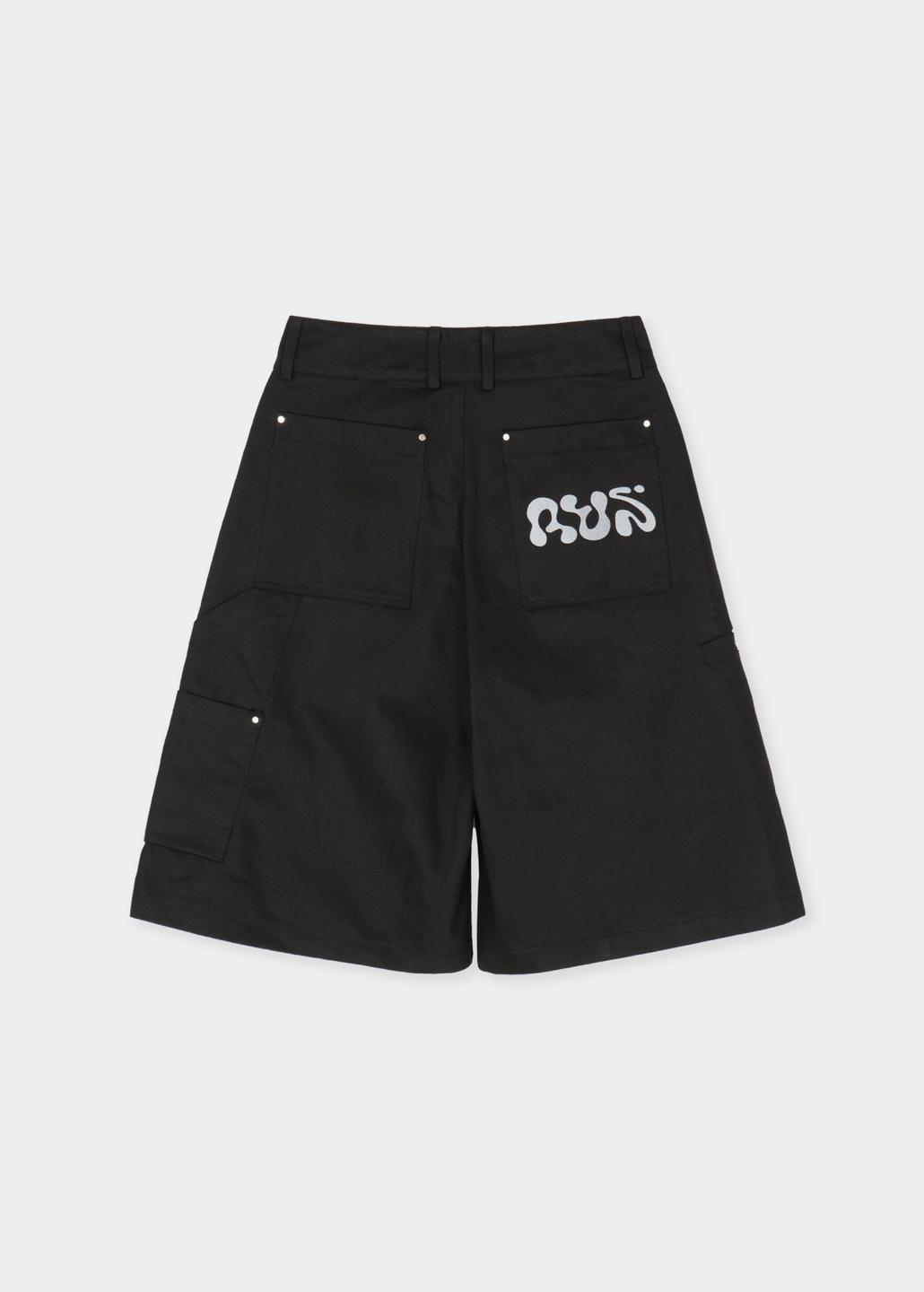 amareis Rivet Half Pants (Black)
