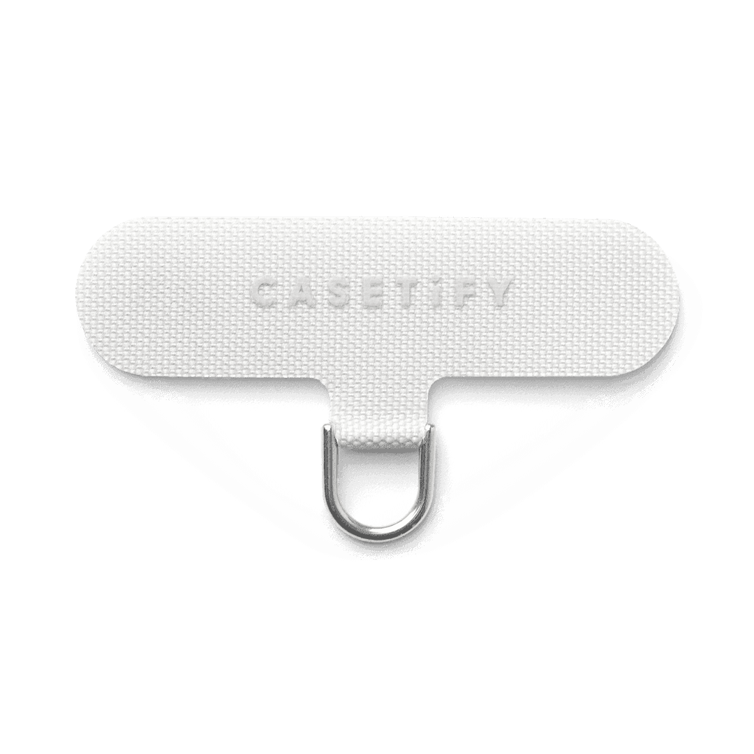 Strap Card - Light Grey + Black D-ring