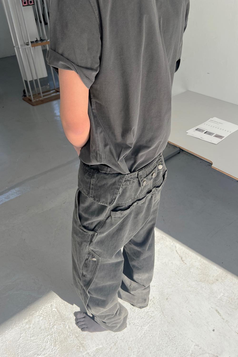 MPa SINGLE WAIST POCKET PANTS (ASPHALT)