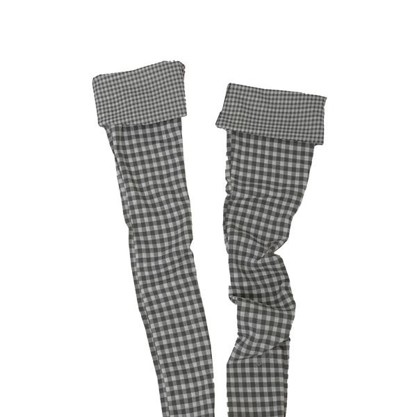 (6월16일 예약배송) double check high loose socks / brown