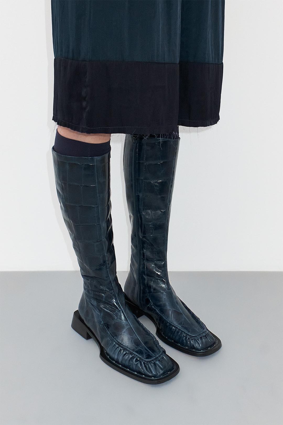 Pats Navy Coco Tall Boots