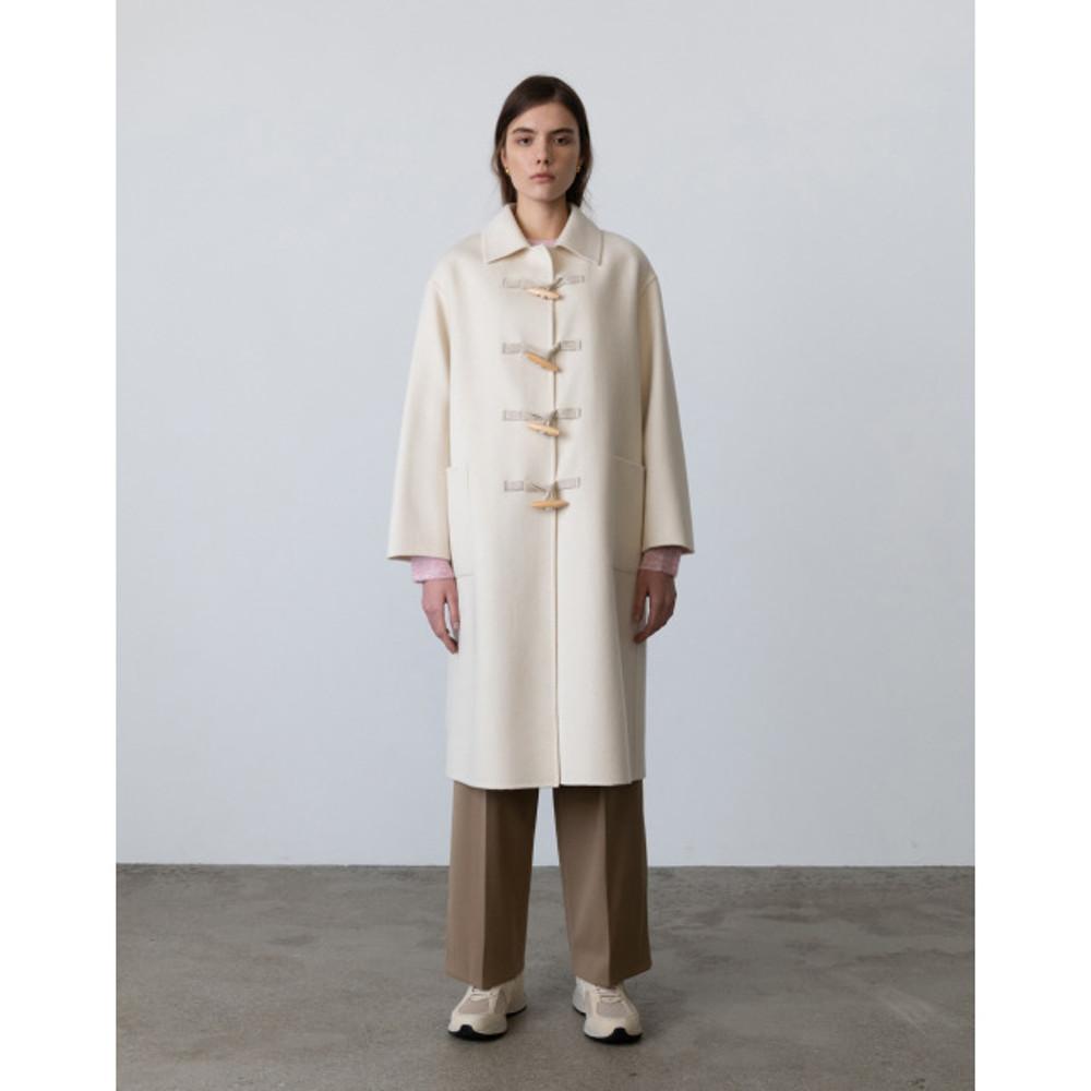 제이에스엔와이 우먼  Cashmere Handmade Classic Duffle Coat [Ivory] JWCO2F902IV