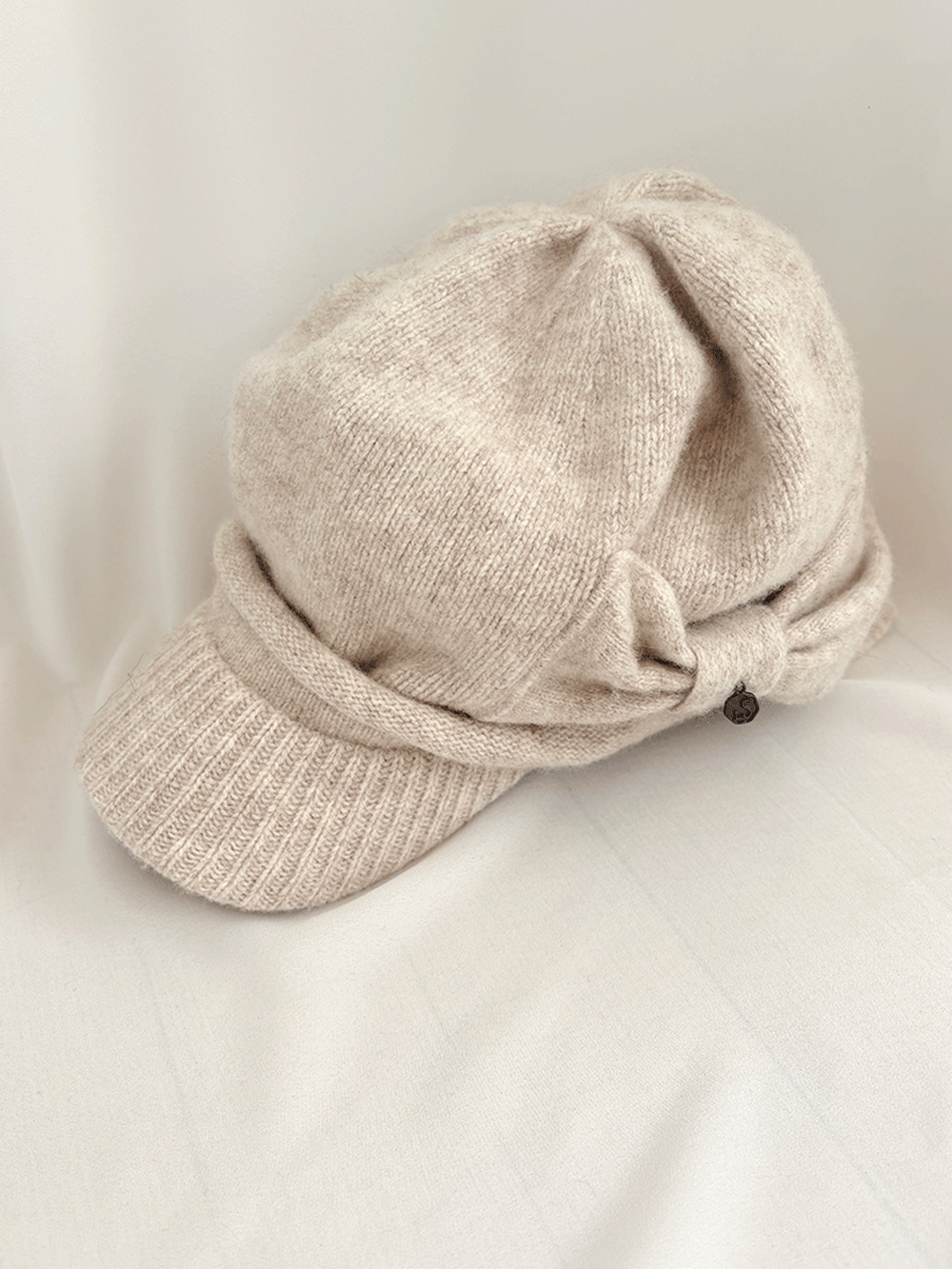 키코 ribbon wool madoros cap (3 color) | 리본 울 마도로스 캡