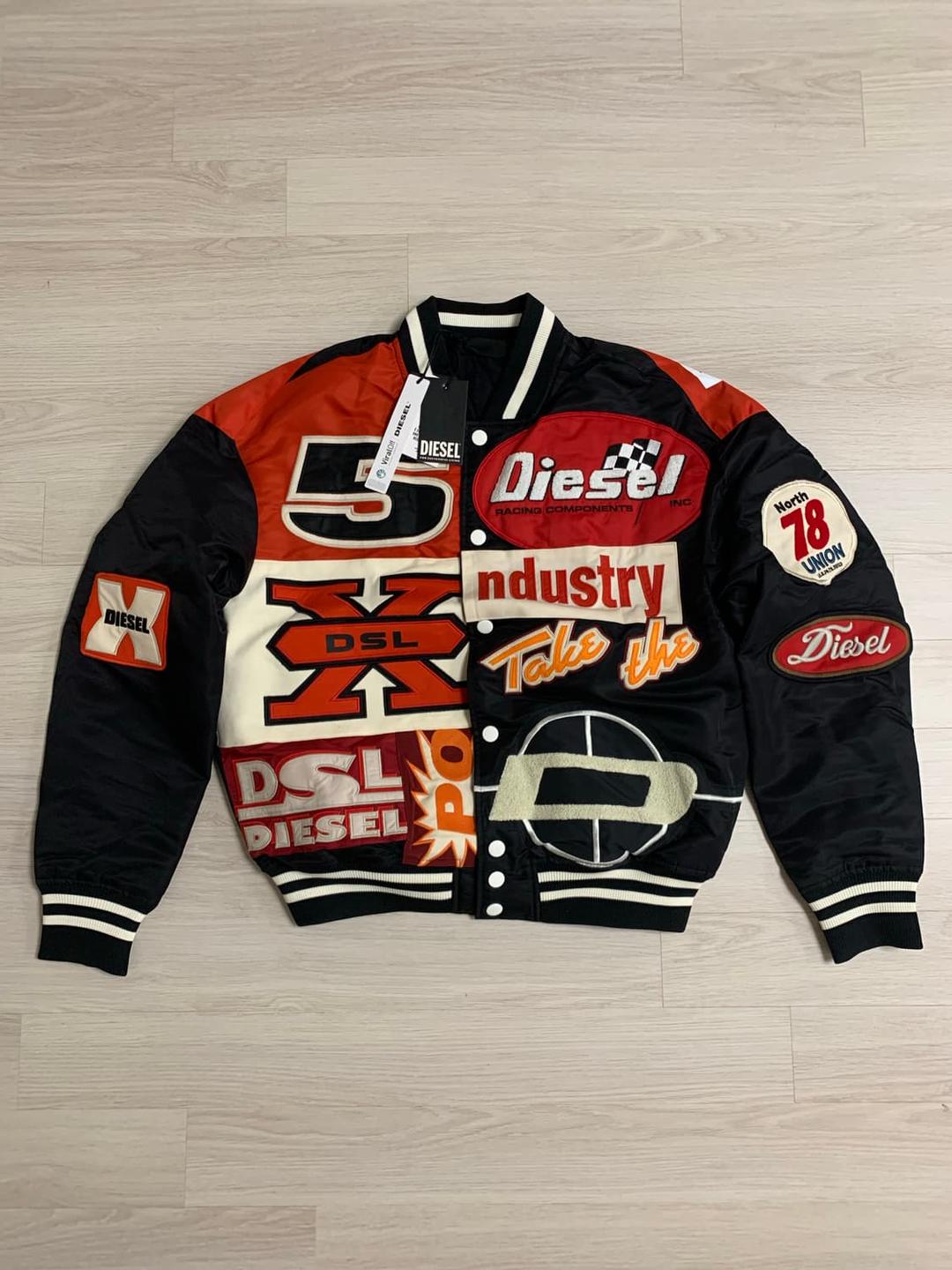 [새제품M] 디젤 j-bulc patch 바시티 자켓 | 후루츠패밀리