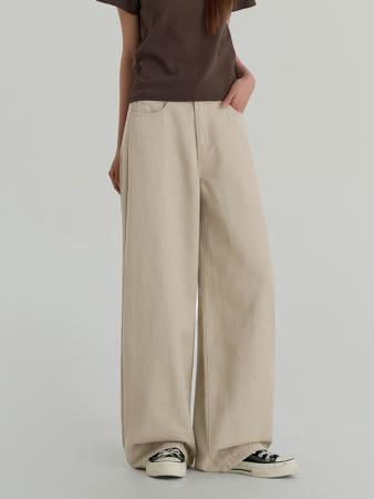 이런 상품 어때요? (찐코튼37탄) 밴딩 와이드 면 팬츠