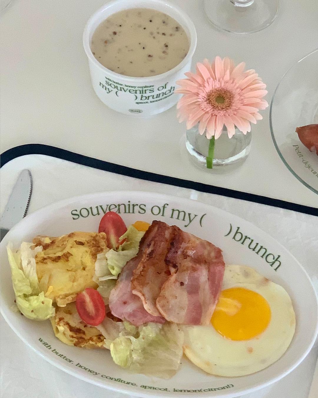 (10% 할인) souvenirs of my (     ) brunch pasta plate & soup bowl