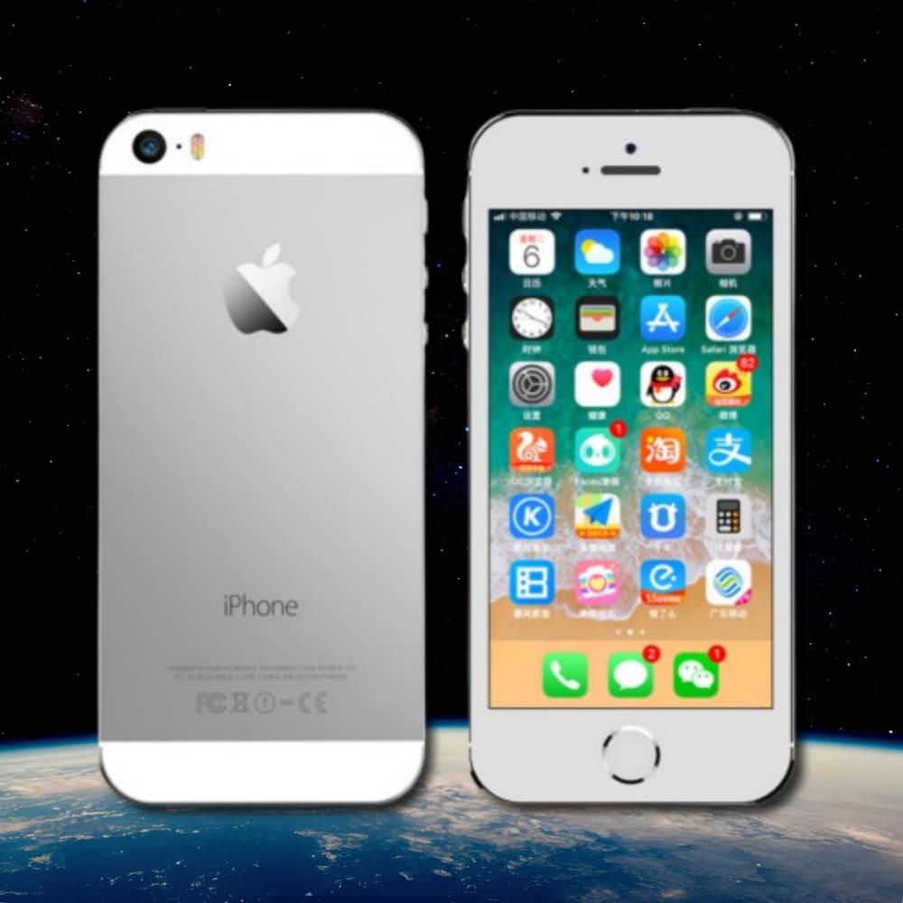 아이폰 5S 공기계 자급제 언락 공부폰 풀박스 세컨폰 학생폰 실버 16GB