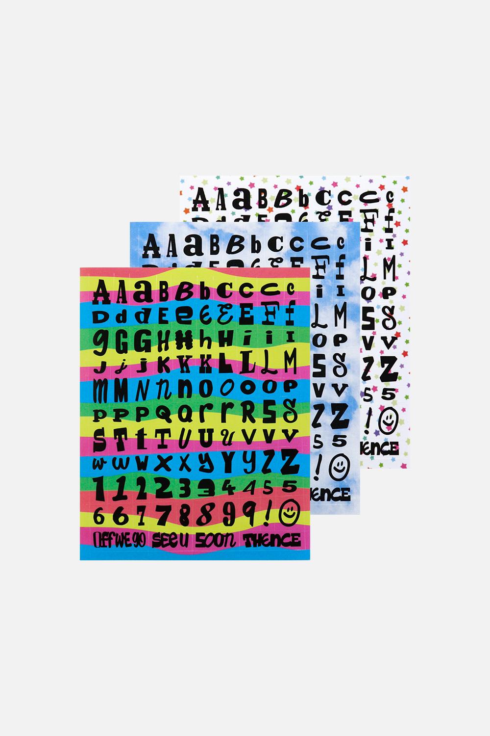 Letter Sticker Set_Ver.7