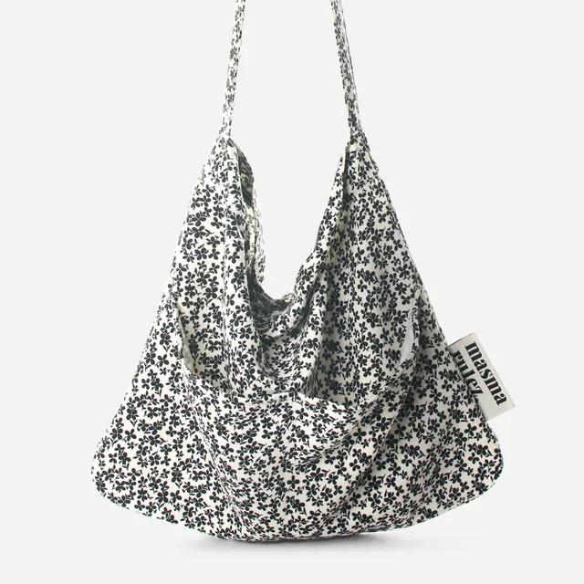 (5/26 예약발송)Rabbit eco bag-black flower