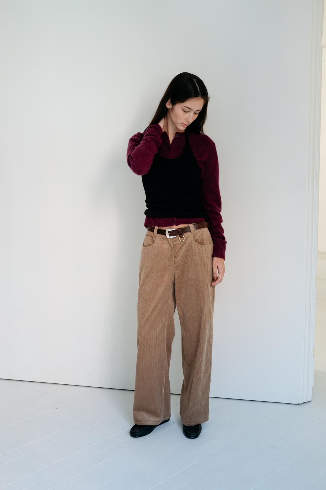 Pino Alpaca Cardigan (purple)