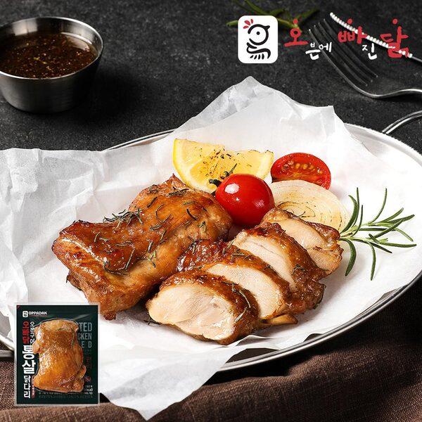 오빠닭 시그니처 오븐구이 통살 닭다리 간장바베큐 100g
