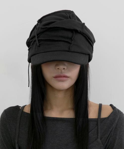 Soi Draped Cap (FL-743_Black)