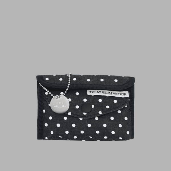 STICKER PRINTED VELCRO WALLET (BLACK)