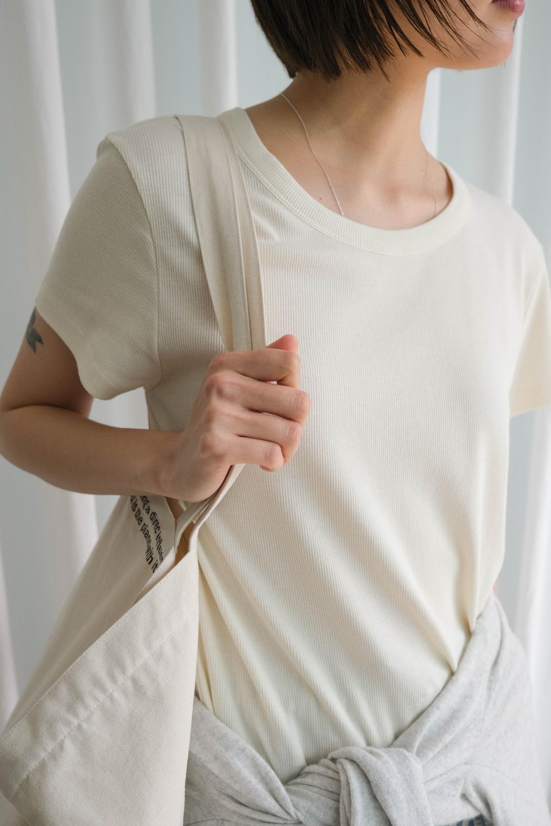 Elin soft ribbed tshirt (3col)