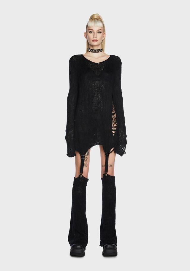 Ruined Life Sweater And Leg Warmers Set - Large/X-Large