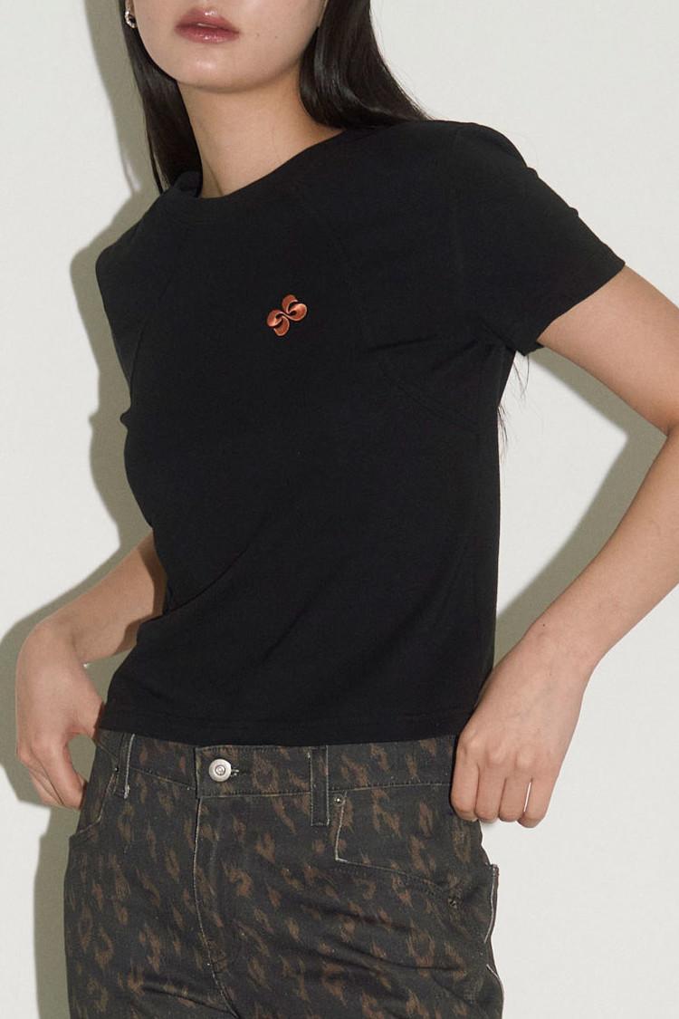 WAVE BASIC T-SHIRT / black : HERETIC 헤레틱