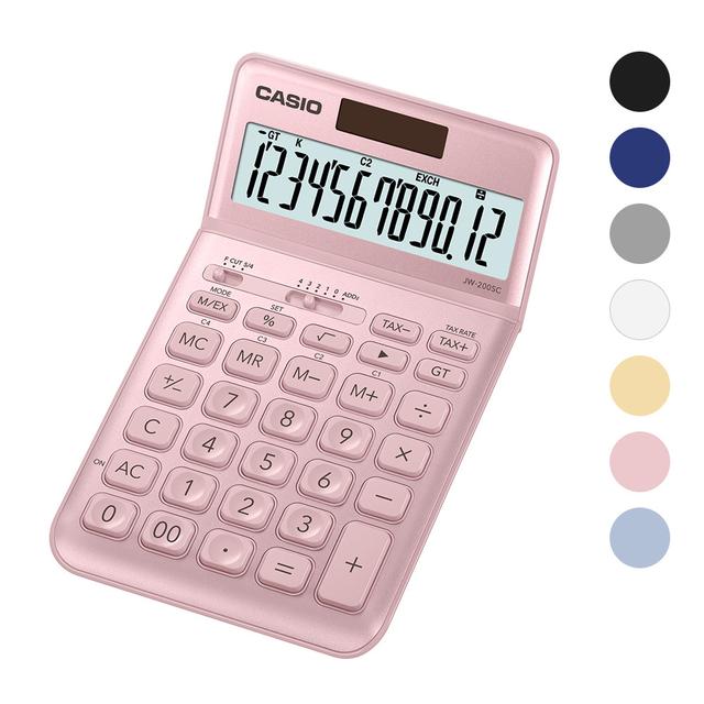 CASIO 카시오 JW-200SC 일반용 컬러계산기