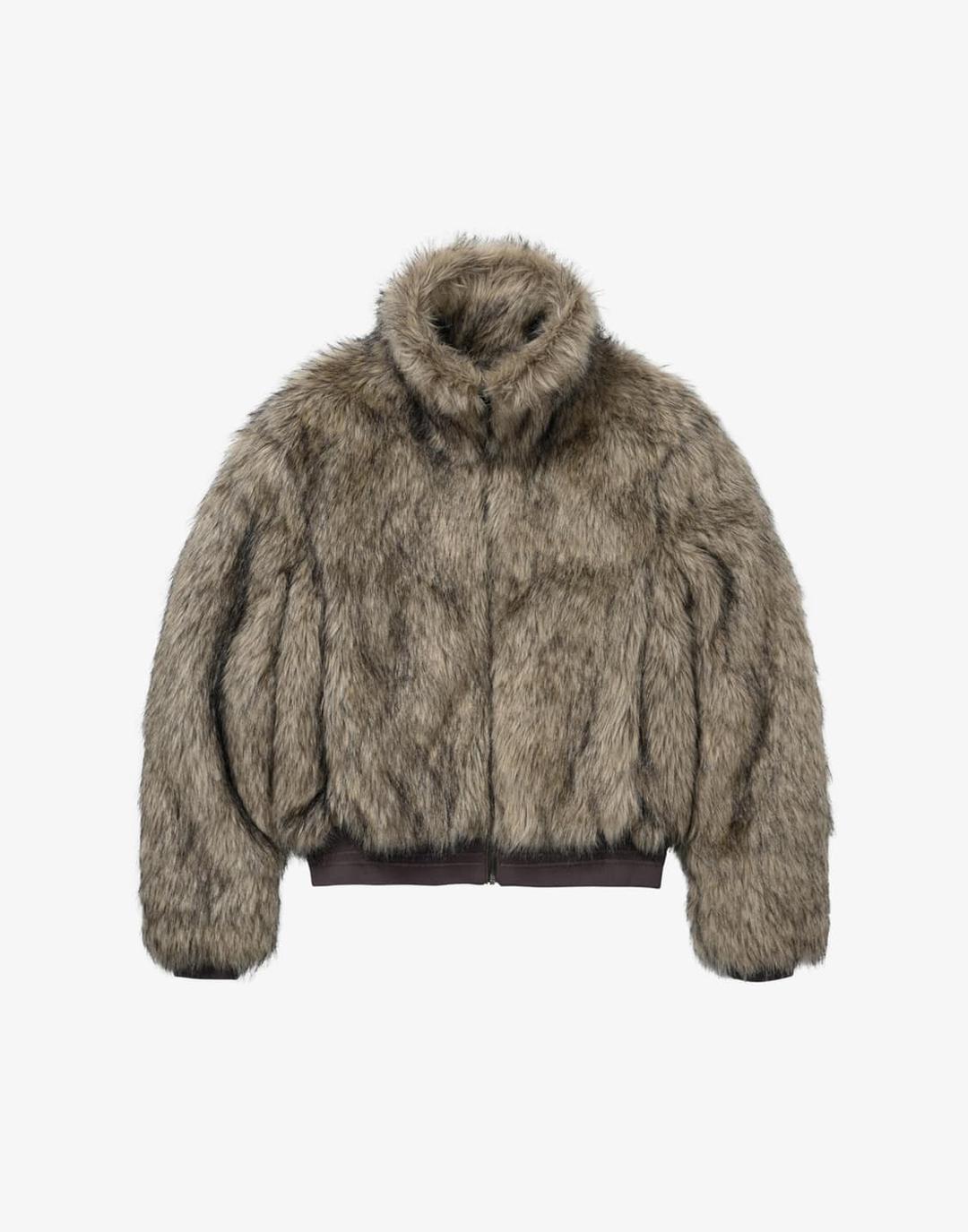 웰빙익스프레스 퍼 자켓 S (fur jumper grey) | 후루츠패밀리