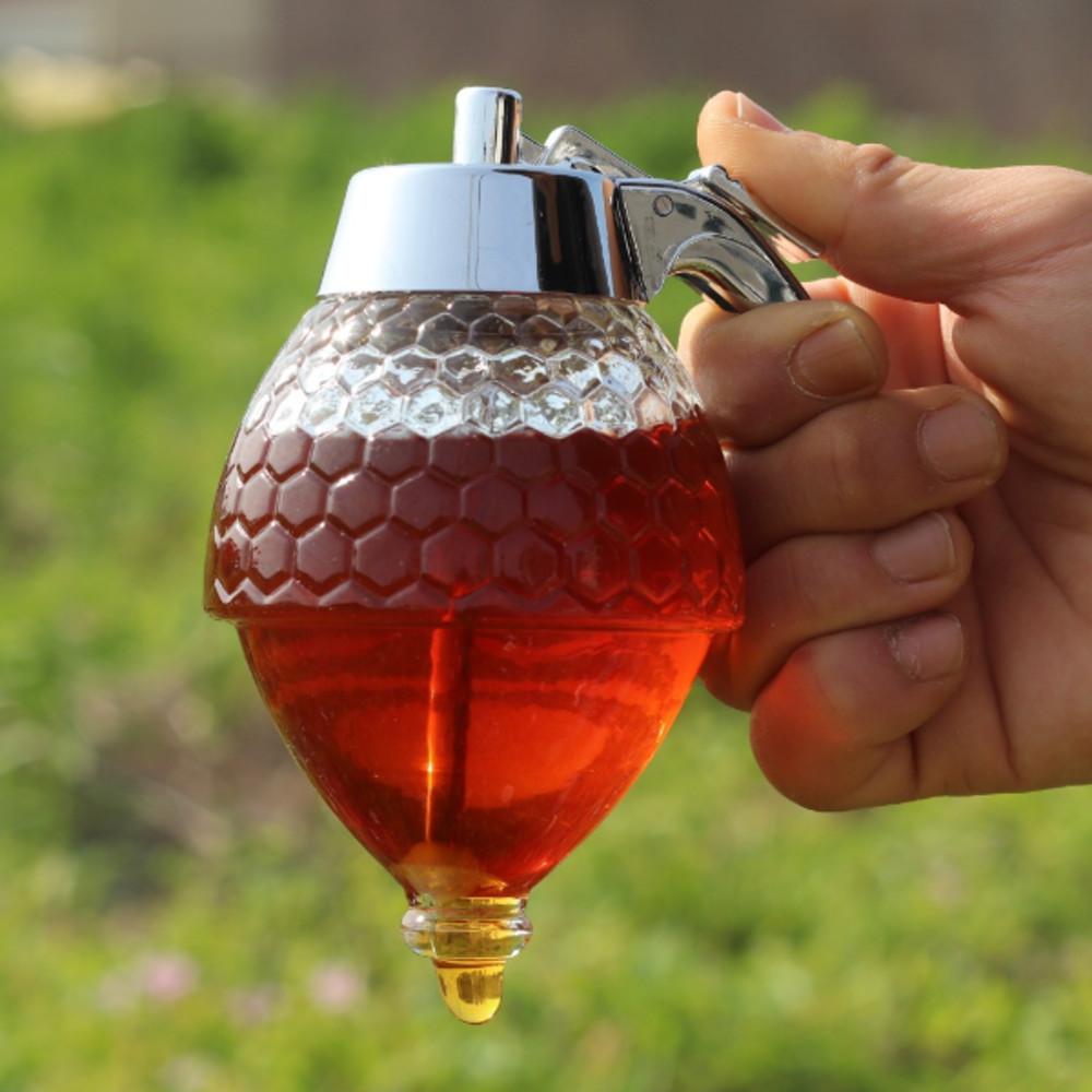 NHB 꿀통 유리 꿀병 꿀소분용기 시럽통 200ml