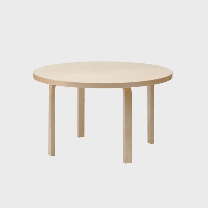 [ARTEK] Aalto Table 91 (Ø125cm) Birch