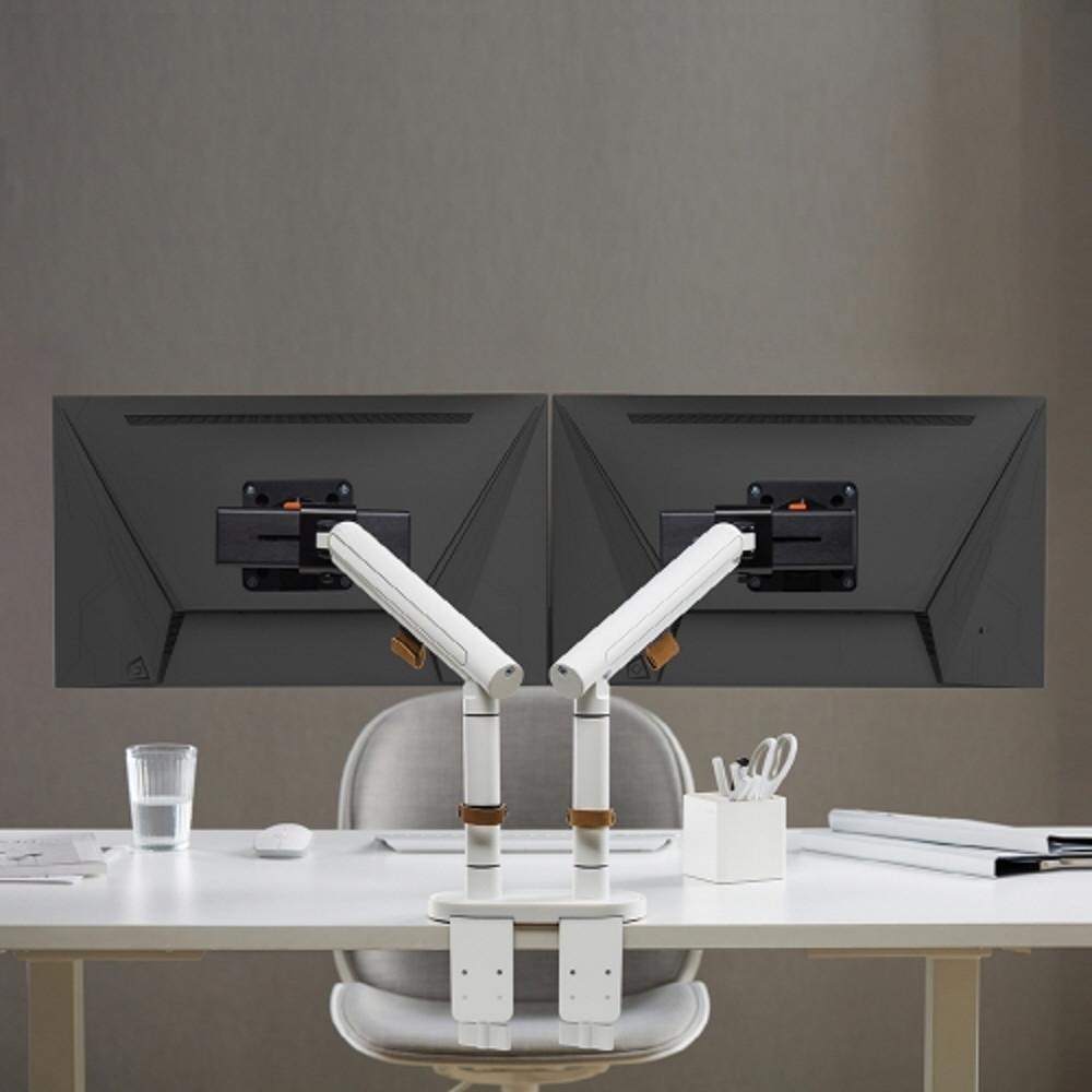 카멜마운트 고든 슬림형 싱글 듀얼 모니터암 거치대 GDA-2