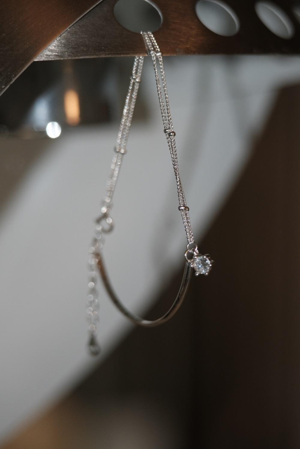 [당일 배송] 하프 스톤 뱅글 팔찌