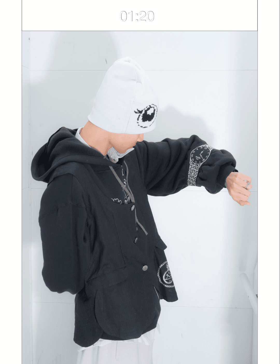 On Time Hoodie (Zip-Up)