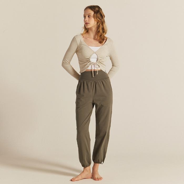 프라나 요가 팬츠 다크올리브