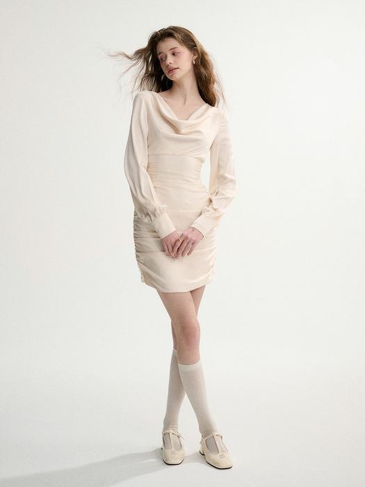 클라라 드레이프 미니원피스