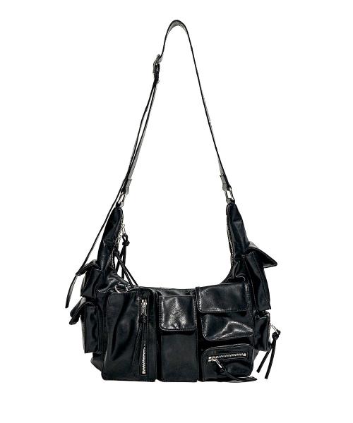 MOTORCYCLE HOBO BAG BLACK