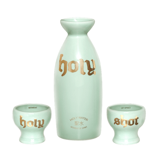 Holy Water 聖水 │ Mint & Gold Sake Set