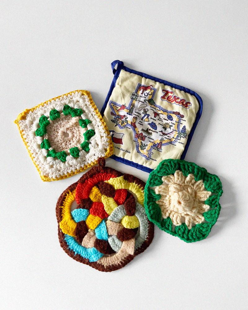 (vintage)크로셰 니트 핸드메이드 냄비받침