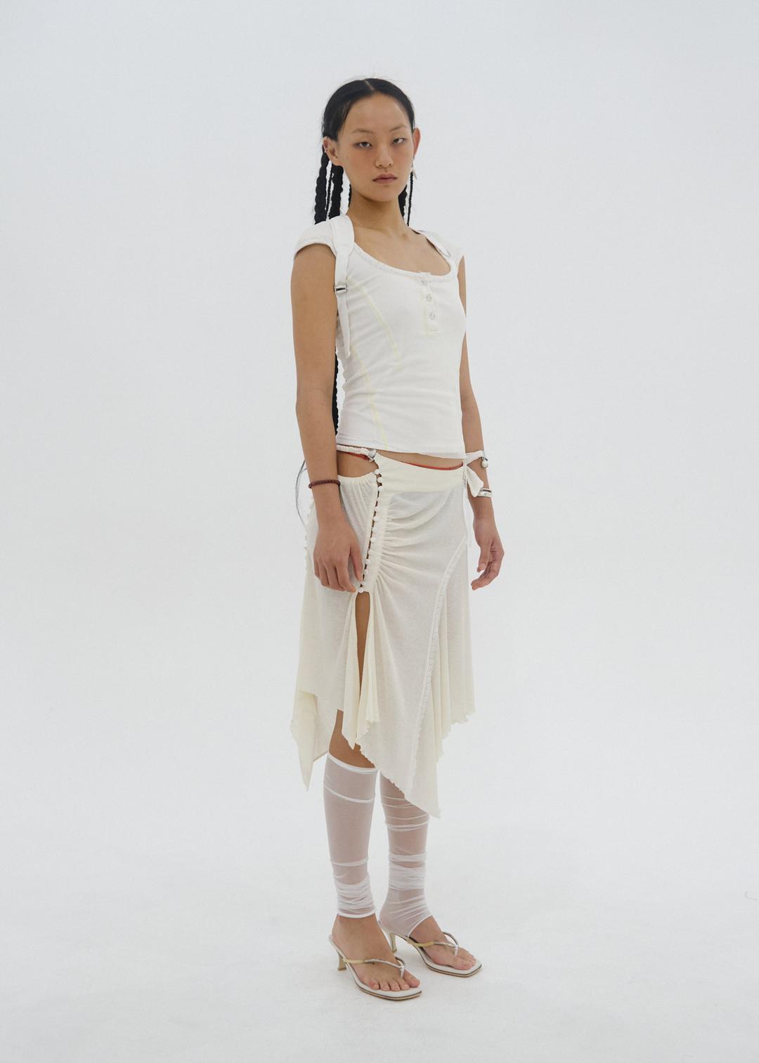 Henley Top w/ Back Strap