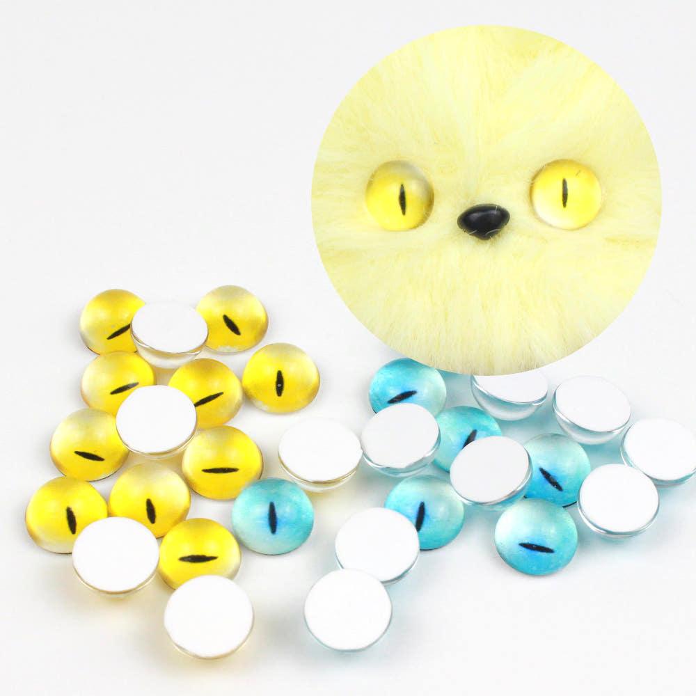 모루 인형 눈알 원형 반구 고양이 눈 뜨개 인형 눈 부자재 8mm