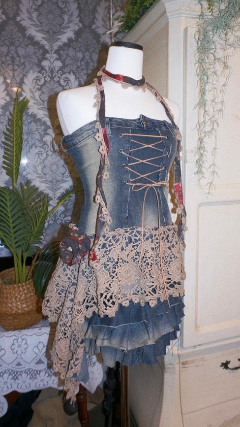 (무배) hand made set (2way원피스+머플러)