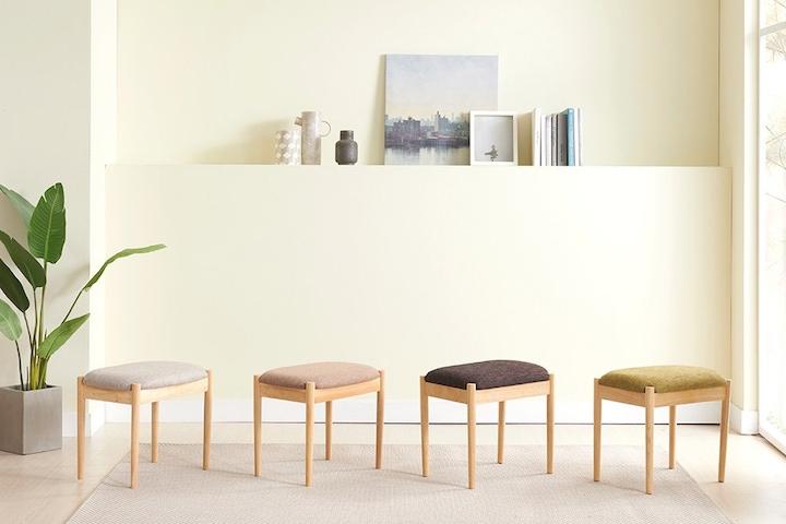 클랑 원목 스툴 4colors