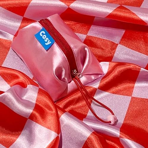 LOVE ME STRING POUCH (LOVE PINK)