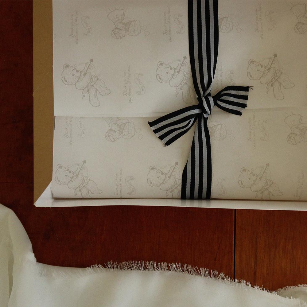 W03 곰돌이스케치 노루지 속포장지 100매