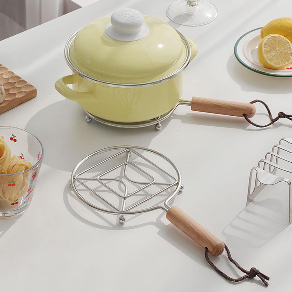 우드핸들 와이어 냄비받침