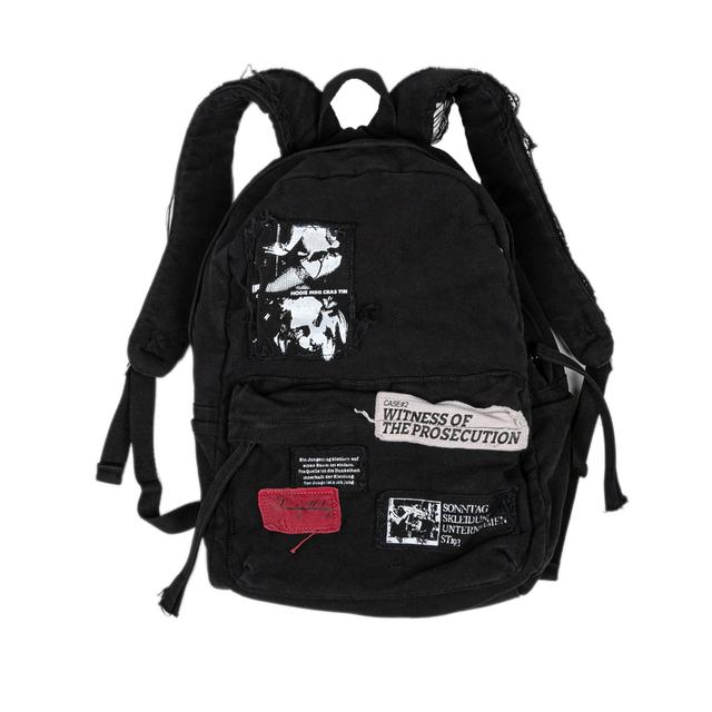 VTG Patches Backpack - Washed Black