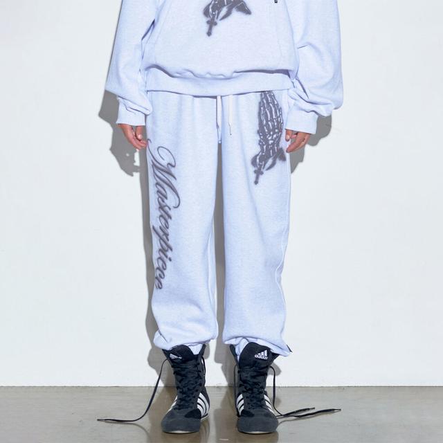 Praying Jogger Pants White Melange