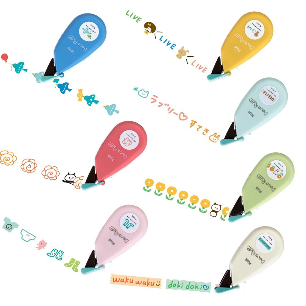 데코러쉬 일본정품 Deco Rush 플러스 데코테이프 6mm 한정한 미즈타마 14종