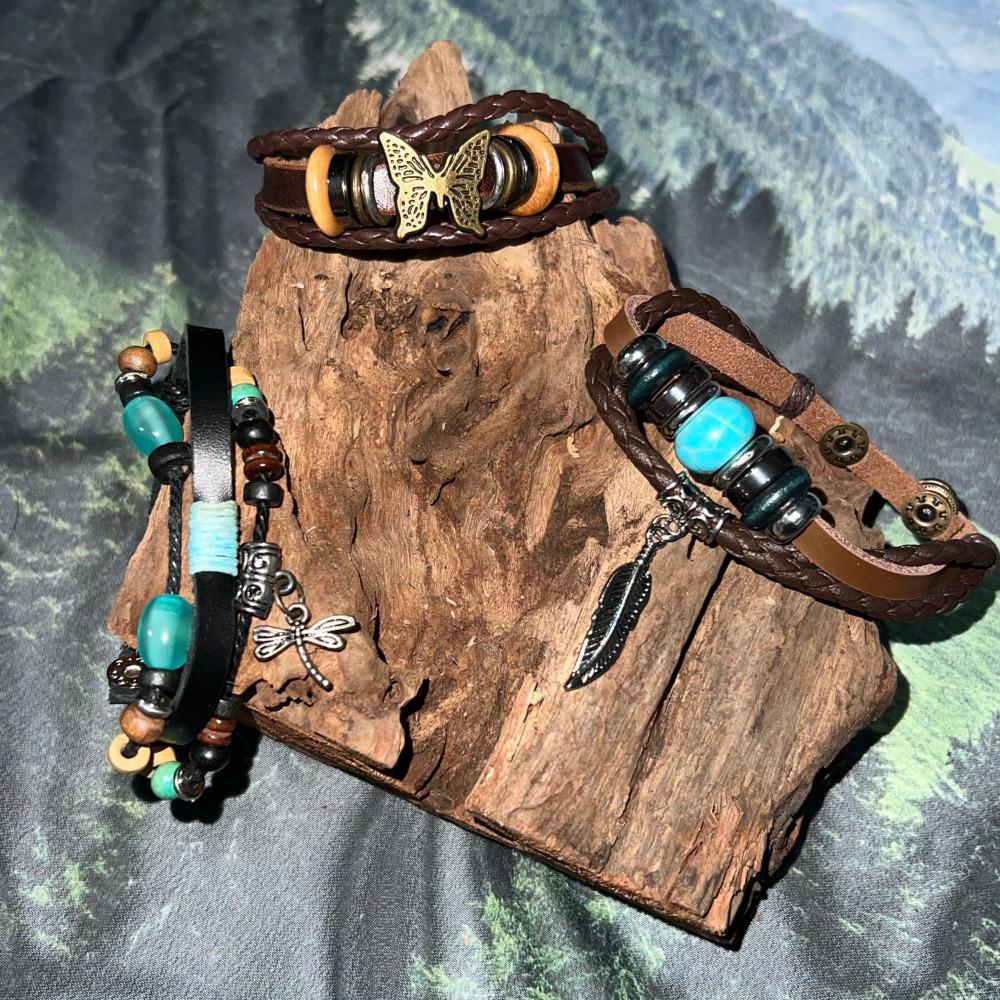 Oriental Leather Bracelet