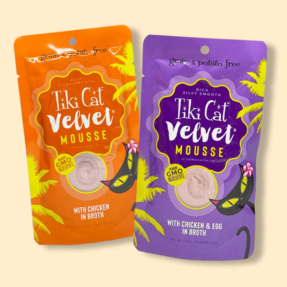[2+1]티키캣 벨벳무스 어덜트 고양이 주식캔 파우치 습식사료 80g