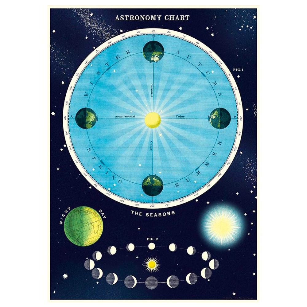 [카발리니][CAVALLINI] WRAP/POSTER - ASTRONOMY / 카발리니 포스터 (50x70)